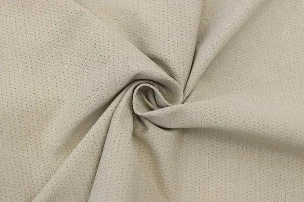 DG COT Mesh — 200 GSM circular knit fake cotton fabric draped to show surface and structure, by DG Knitting